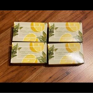 Shugar Soapworks Oatmeal + Lemon Verbena Plant Based Scented Bar Soap (4 Bars)